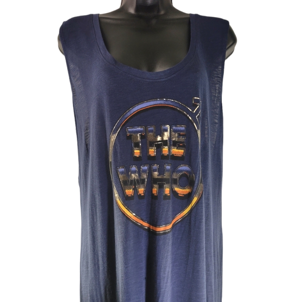 Lucky Brand (The Who) Sheer Tank Top Women's sz 2XL